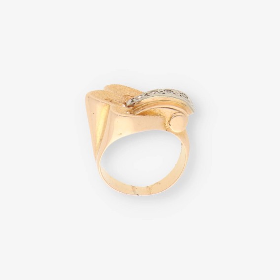 Anillo Vintage oro y diamante