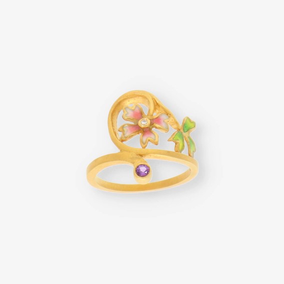 Anillo oro y bri MASRIERA