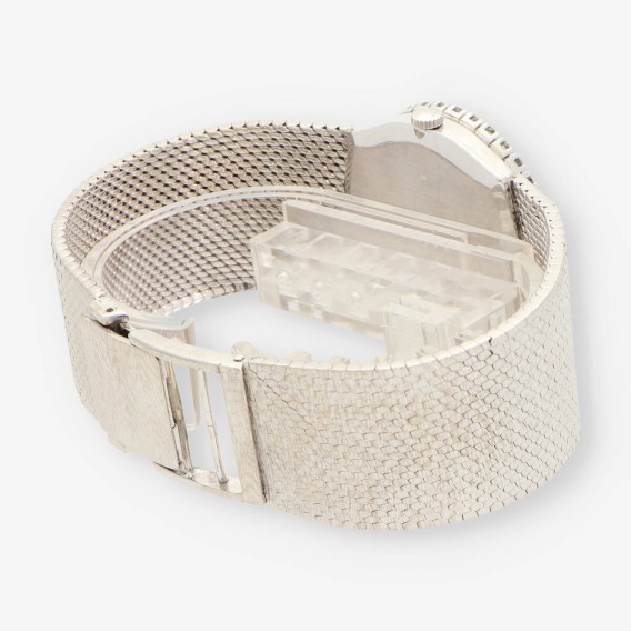 ROLEX Cellini oro blanco y bri