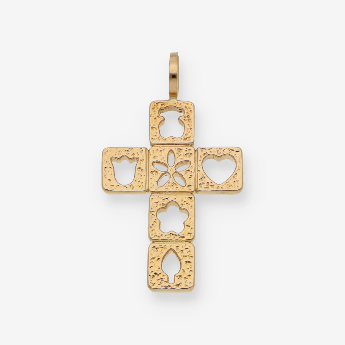 Colgante cruz Tous en oro 18kt