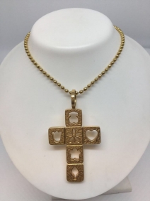 Colgante cruz Tous en oro | Comprar joyas y relojes Tous de segunda mano | Comprar colgantes de segunda mano