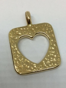 Colgante Tous de oro en forma de corazón | Comprar joyas y relojes Tous de segunda mano | Comprar colgantes de segunda mano