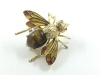 Broche de oro en forma de abeja