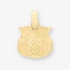 Colgante con el escudo del Barcelona en oro 18kt