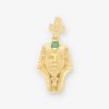 Colgante Faraón en oro 18kt con esmeralda