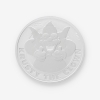 Moneda de plata Krusty el payaso