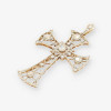 Colgante cruz vintage en oro 18kt y diamantes